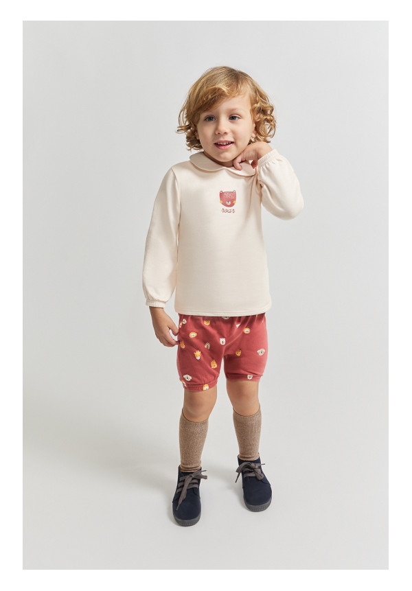 CONJUNTO RECIEN NACIDO NIÑO CORAL