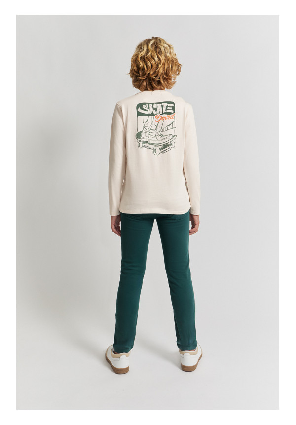 CAMISETA NIÑO BLANCO