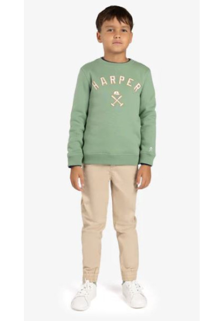 SUDADERA NEW ENGLAND KIDS GREEN