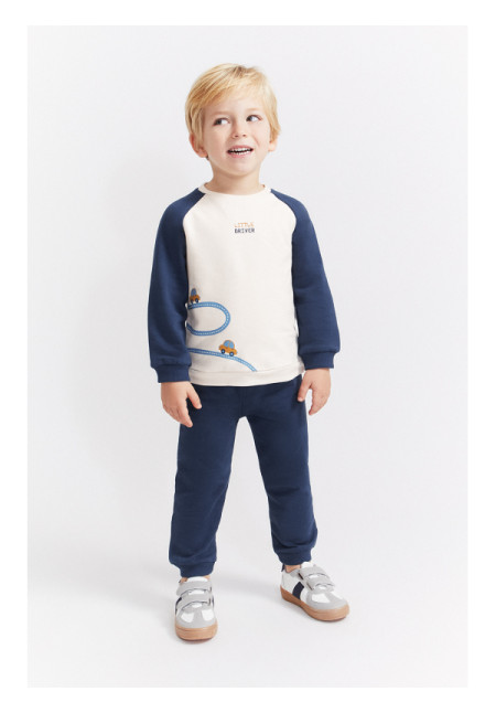 CONJUNTO RECIEN NACIDO NIÑO AZUL NOCHE