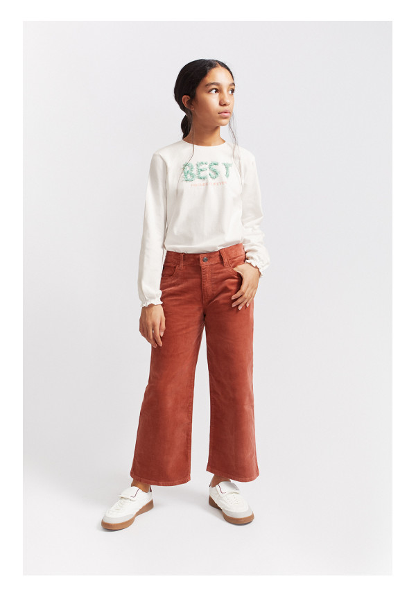 PANTALON NIÑA TINTO
