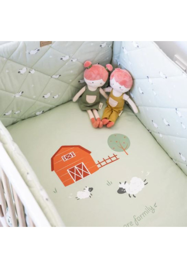 PACK COLCHA Y PROTECTOR FUNNY FARM