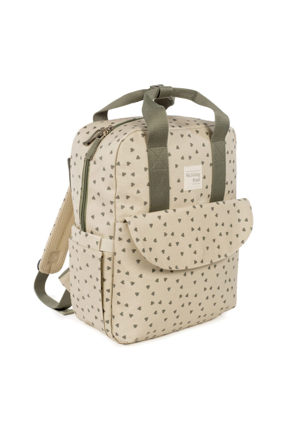 MOCHILA CORAZONES POPPY MUSGO