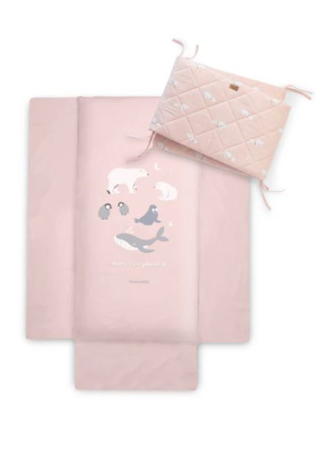 PACK COLCHA Y CHICHONERA POLARIS ROSA