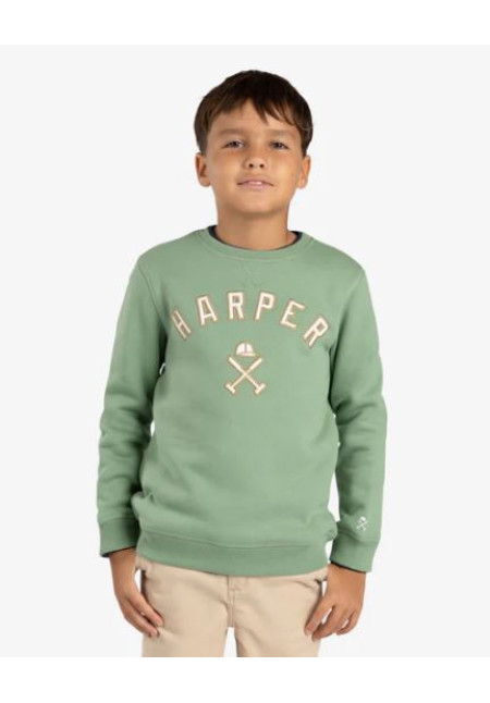 SUDADERA NEW ENGLAND KIDS GREEN