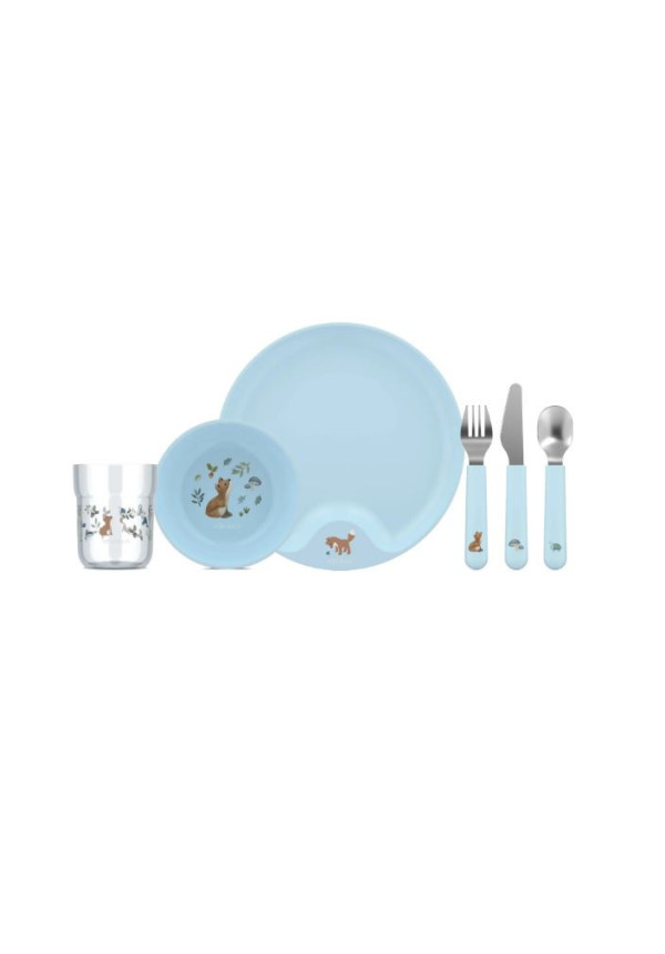 VAJILLA INFANTIL MIO 6 PCS FOREST FRIEND