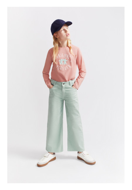 PANTALON NIÑA VERDE ICEBERG