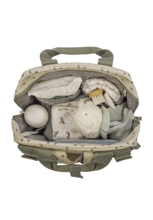 MOCHILA CORAZONES POPPY MUSGO