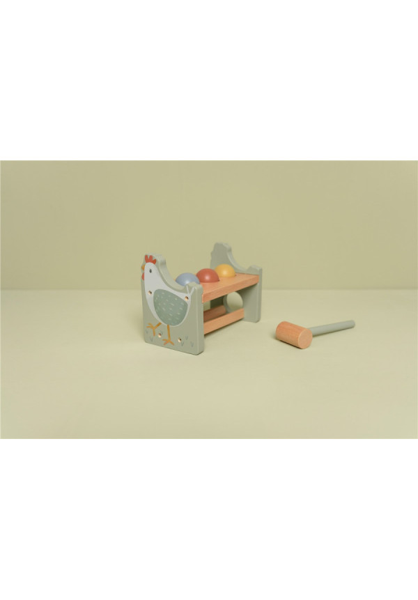 BANCO GOLPEO CON BOLA PEQUEÑA GRANJA