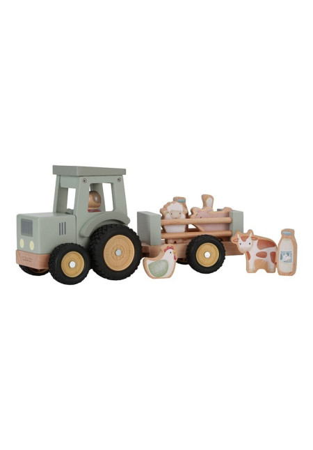 TRACTOR CON TRAILER PEQUEÑA GRANJA 