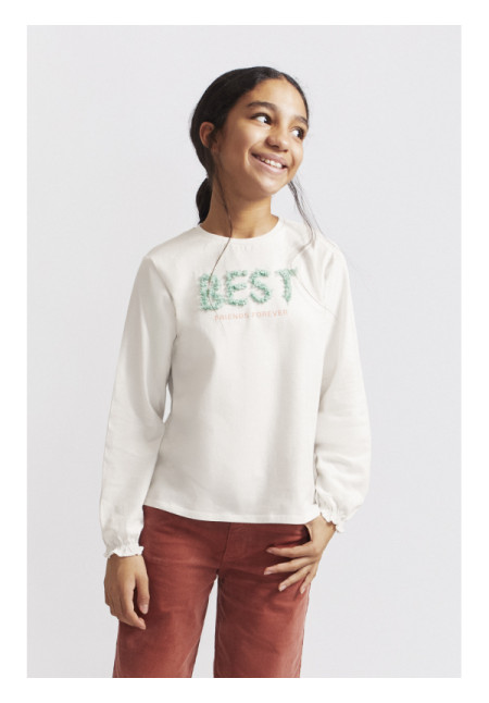 CAMISETA NIÑA CRUDO