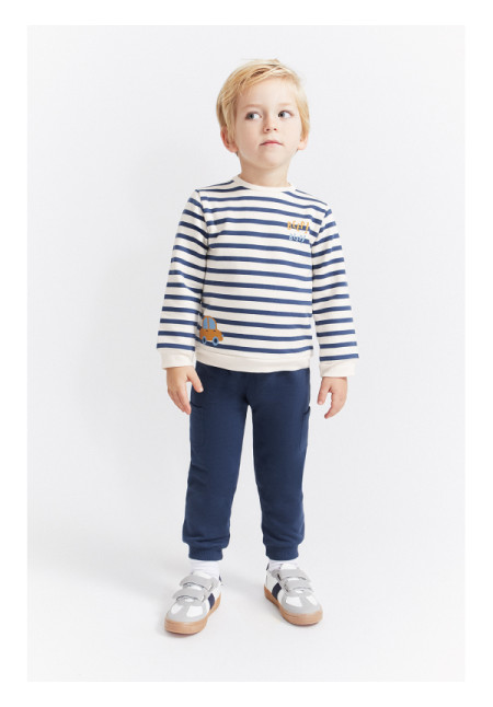 CONJUNTO RECIEN NACIDO NIÑO AZUL NOCHE