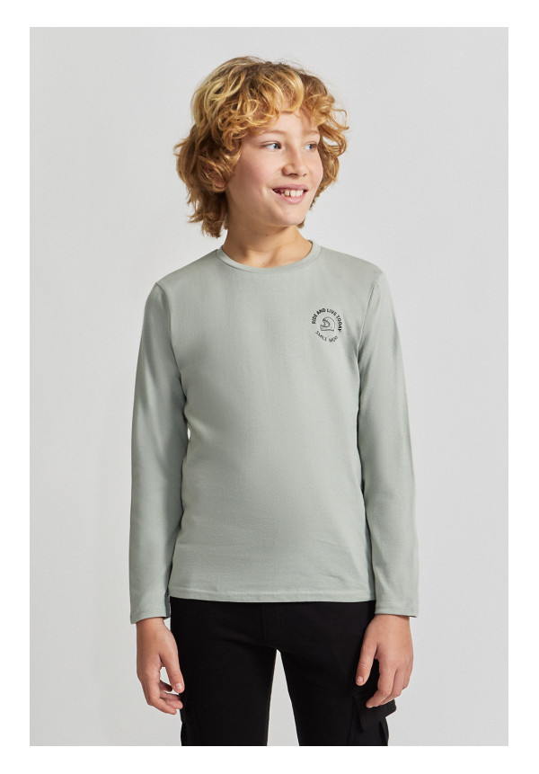 CAMISETA NIÑO VERDE AMAZONAS