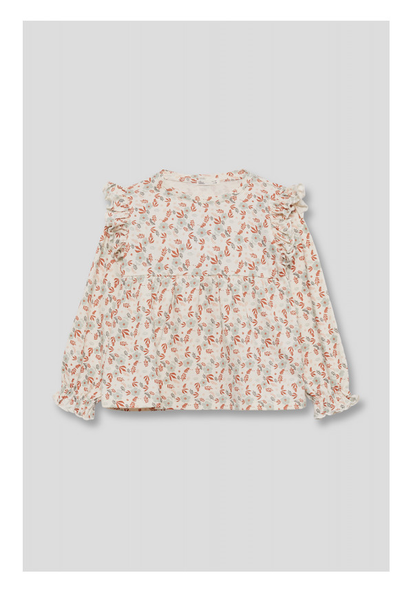 CAMISETA NIÑA TINTO