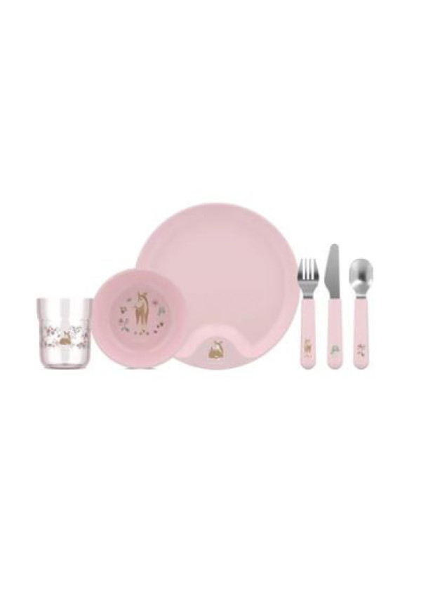 VAJILLA INFANTIL MIO 6 PCS FAIRY FLORAL