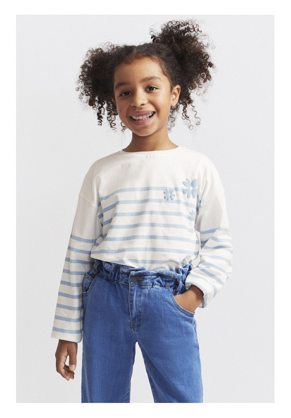 CAMISETA NIÑA CRUDO