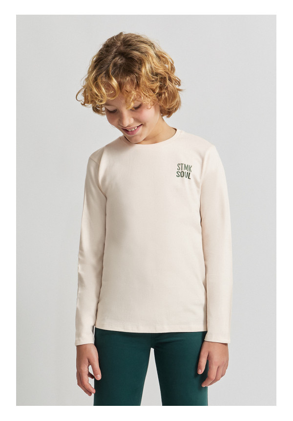 CAMISETA NIÑO BLANCO