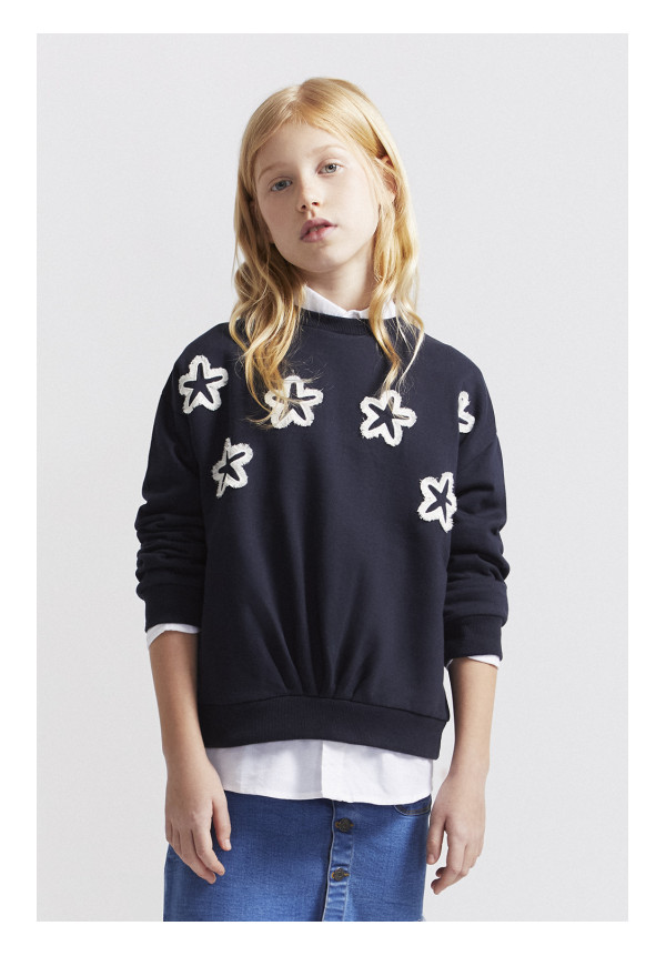 SUDADERA NIÑA MARINO
