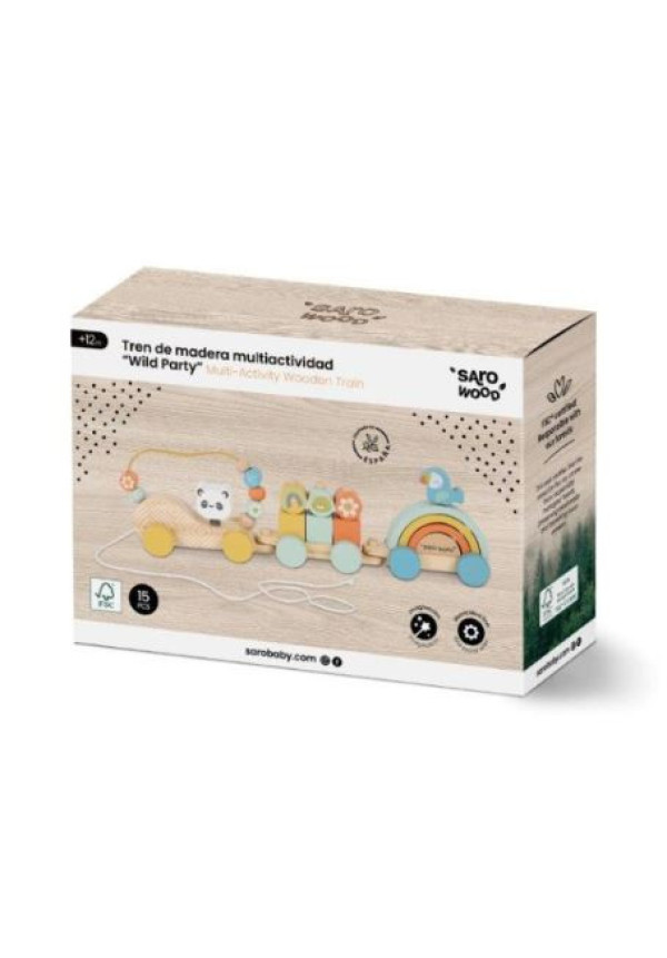 TREN DE MADERA MULTIACTIVIDAD *SARO*