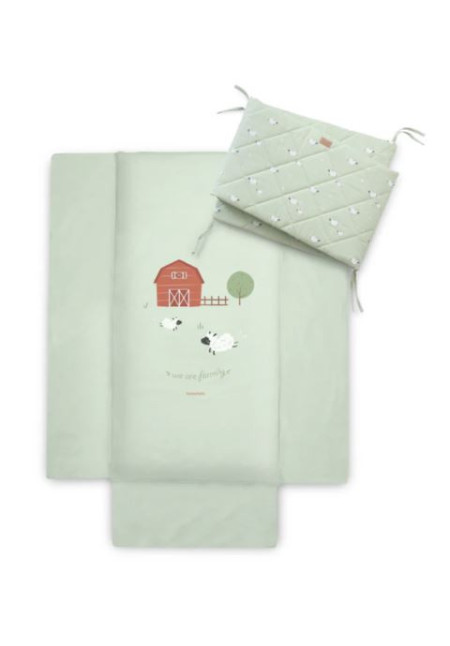 PACK COLCHA Y PROTECTOR FUNNY FARM