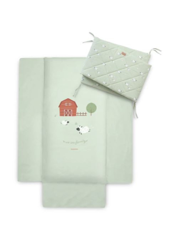 PACK COLCHA Y PROTECTOR FUNNY FARM