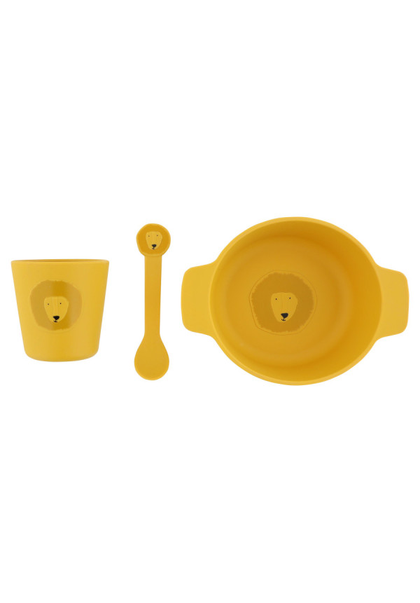 JUEGO COMIDA BEBE SILICONA 