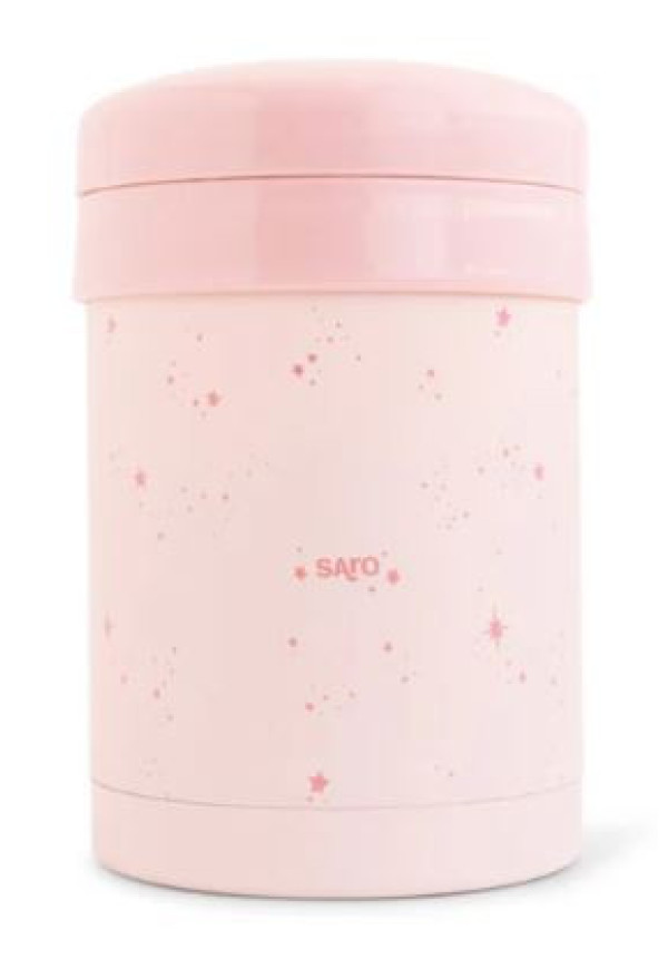 Termo papillero con secciones 700ml Rosa