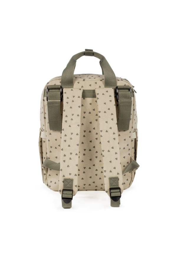 MOCHILA CORAZONES POPPY MUSGO
