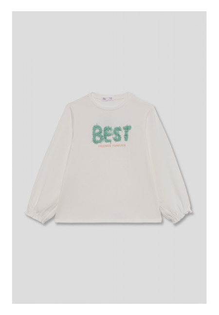 CAMISETA NIÑA CRUDO