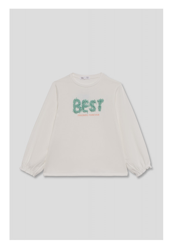 CAMISETA NIÑA CRUDO