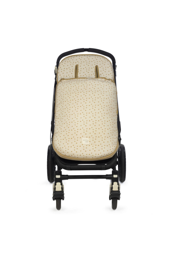 SACO SILLA POPPY ENTRETIEMPO CORAZONES POPPY CANELA