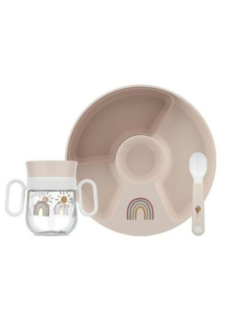 VAJILLA BEBE MIO 3 PCS ARCOIRIS