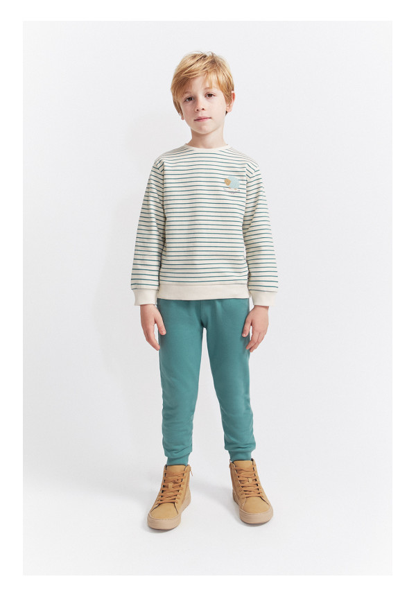 CONJUNTO BEBE NIÑO VERDE AMAZONAS