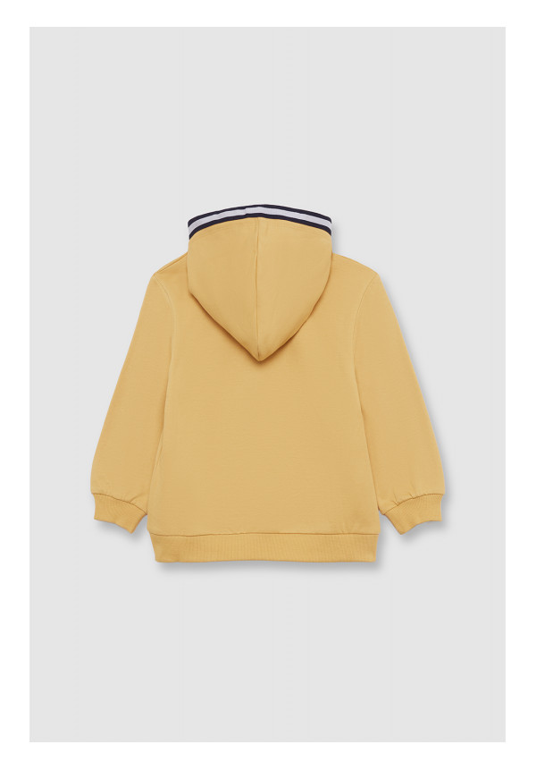 SUDADERA NIÑO MOSTAZA