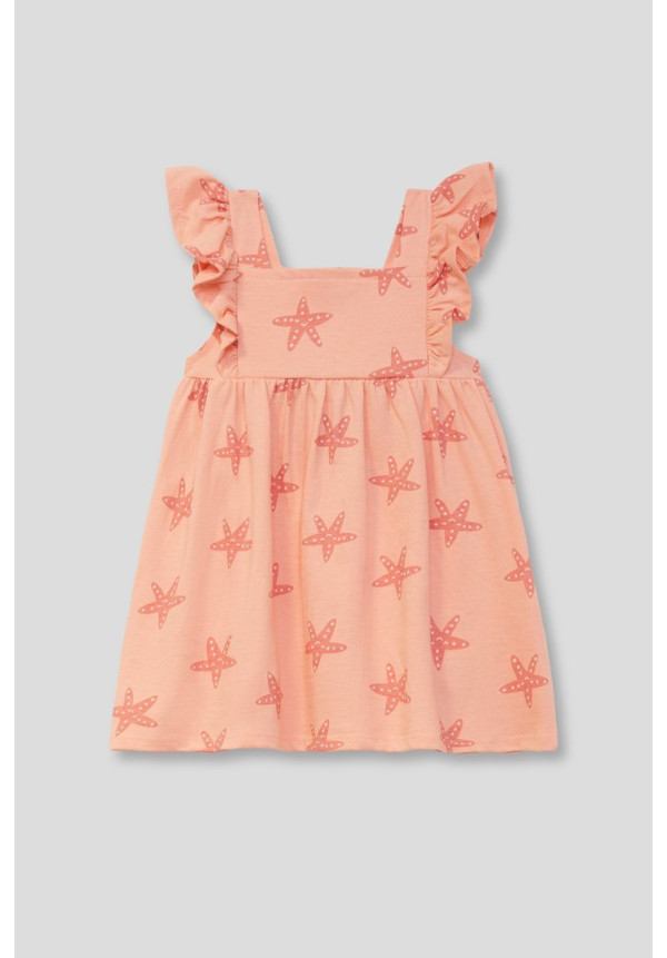 VESTIDO NIÑA SALMON