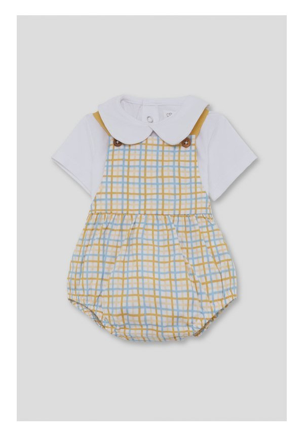 CONJUNTO RECIEN NACIDO  AMARILLO CLARO