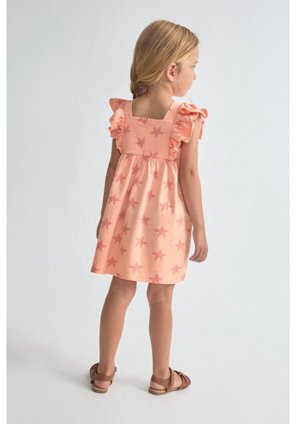 VESTIDO NIÑA SALMON