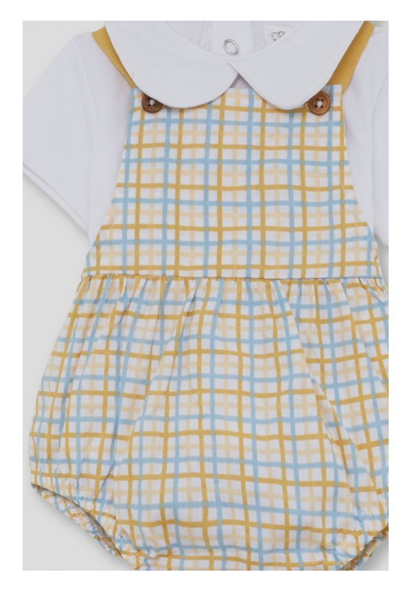 CONJUNTO RECIEN NACIDO  AMARILLO CLARO