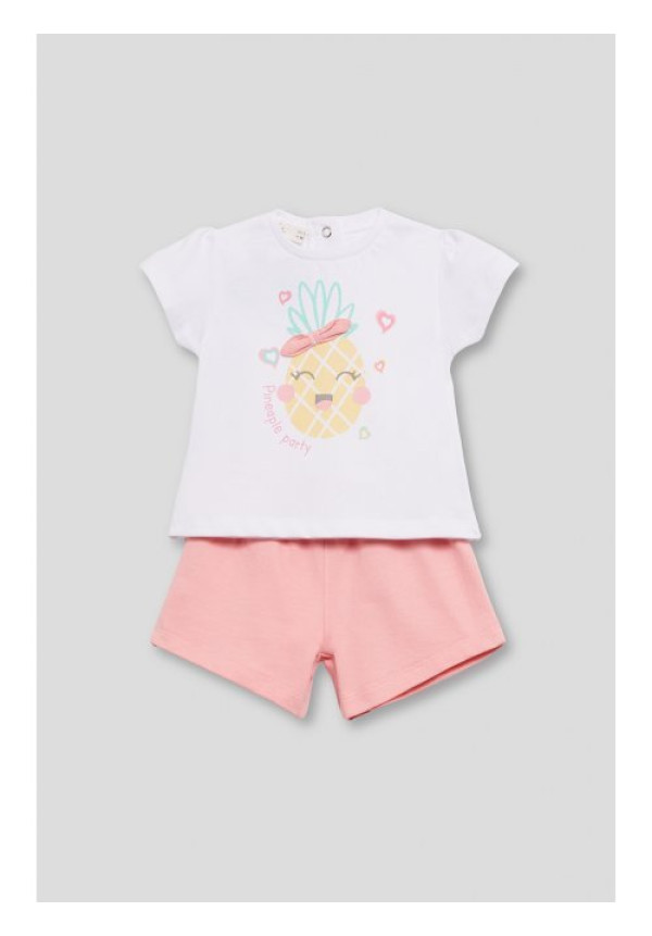 CONJUNTO BEBE NIÑA SALMON